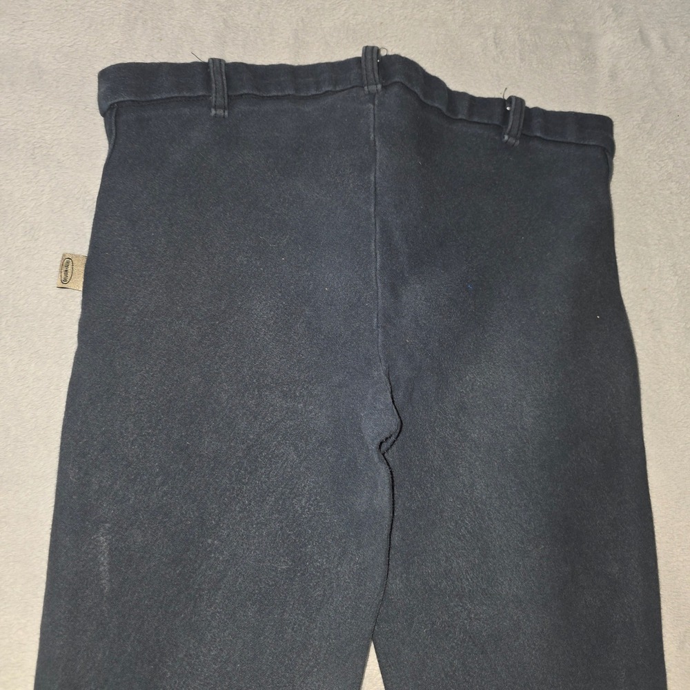 Devon Aire Womens Navy Blue Knee Patch Equestrian Breeches Riding Pants Large - Picture 16 of 16